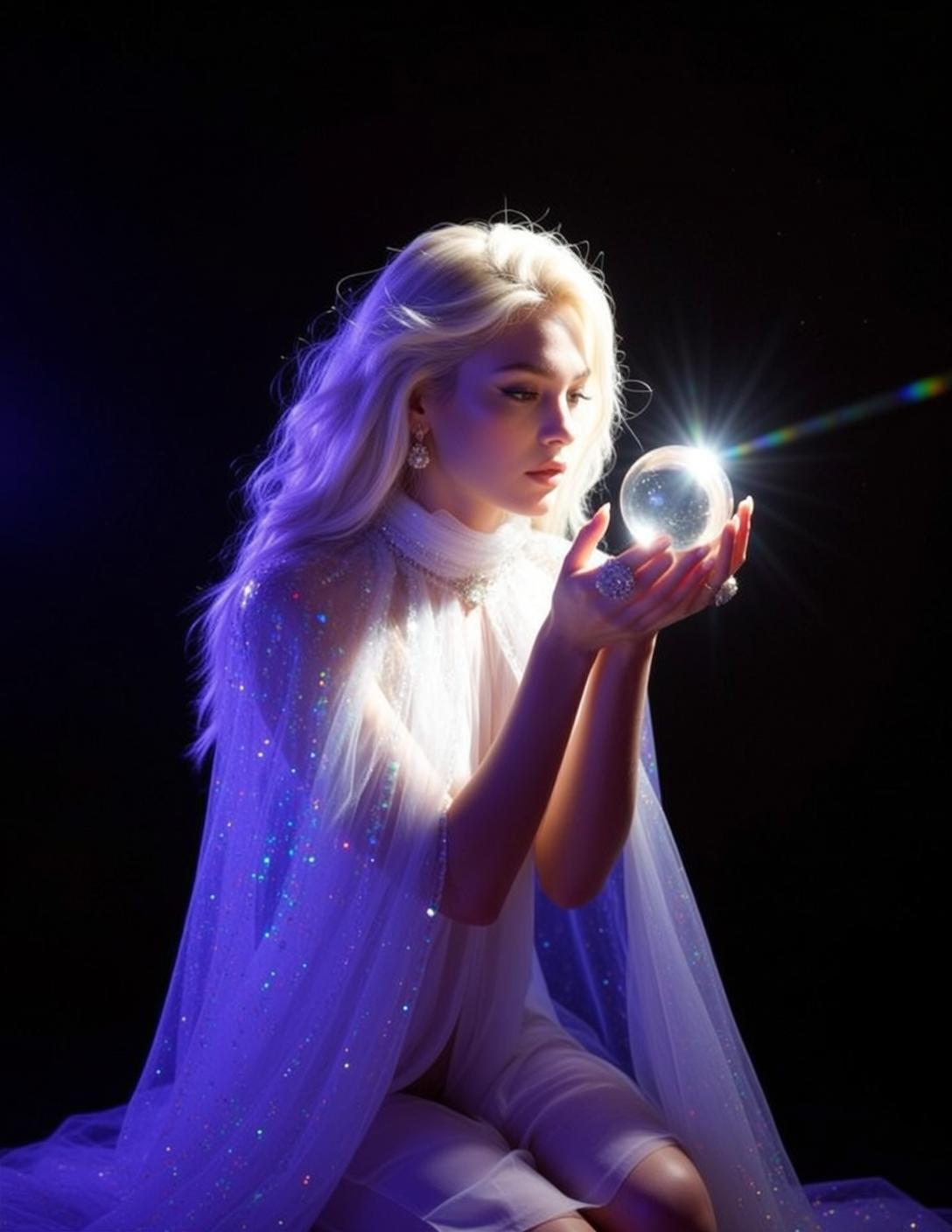 Crystal Ball Mystic Portrait