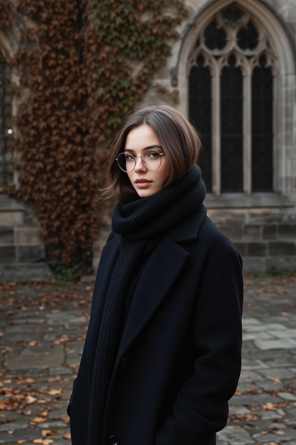 Autumn Young Brown Medium Length Slightly Wavy