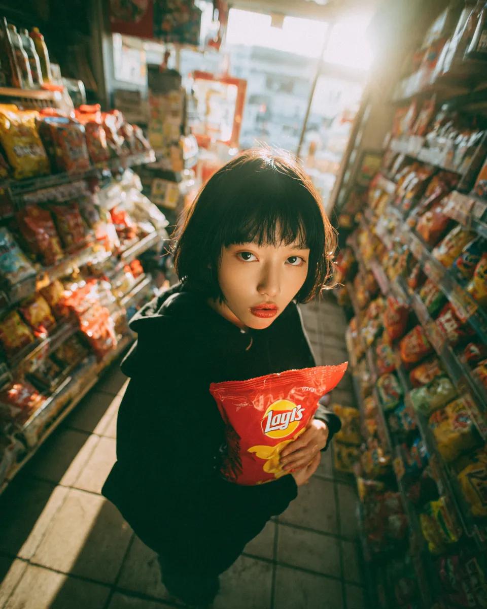 Convenience Store Snack Aisle