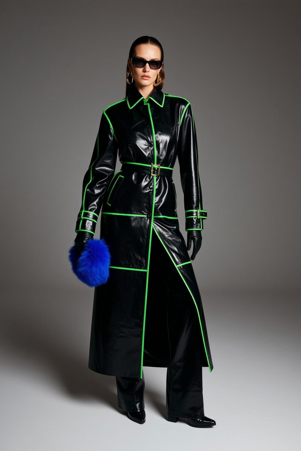 Fashion Week Pulled Back Fair Black Patent