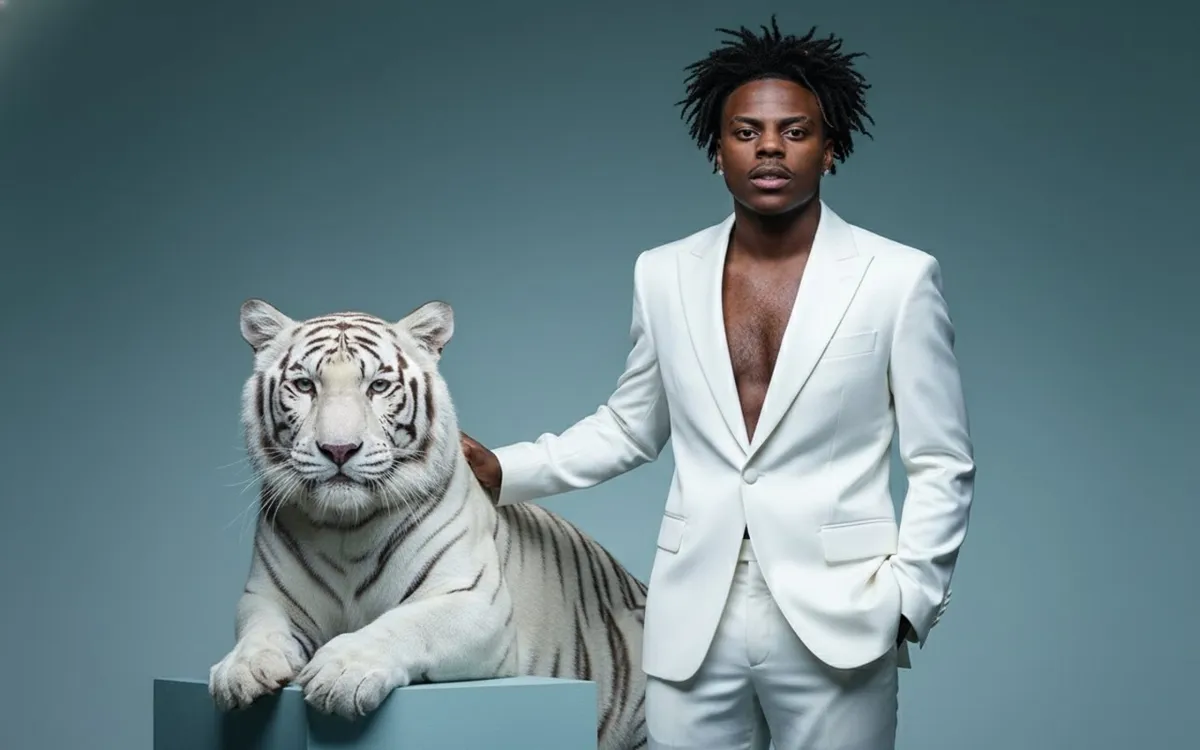 White Tuxedo with White Tiger