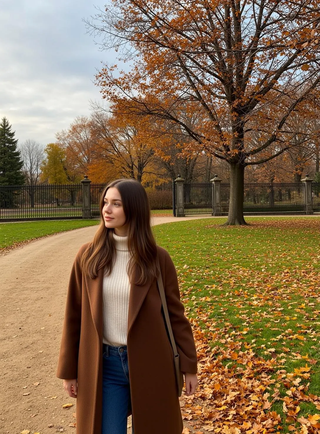 Autumn Young Long Brown Straight Fair White
