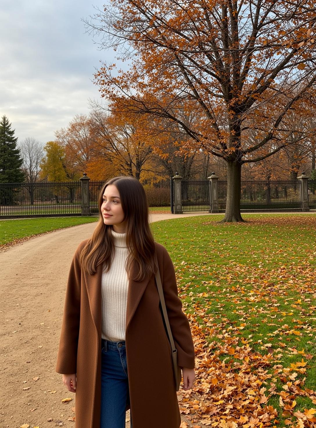 Autumn Young Long Brown Straight Fair White