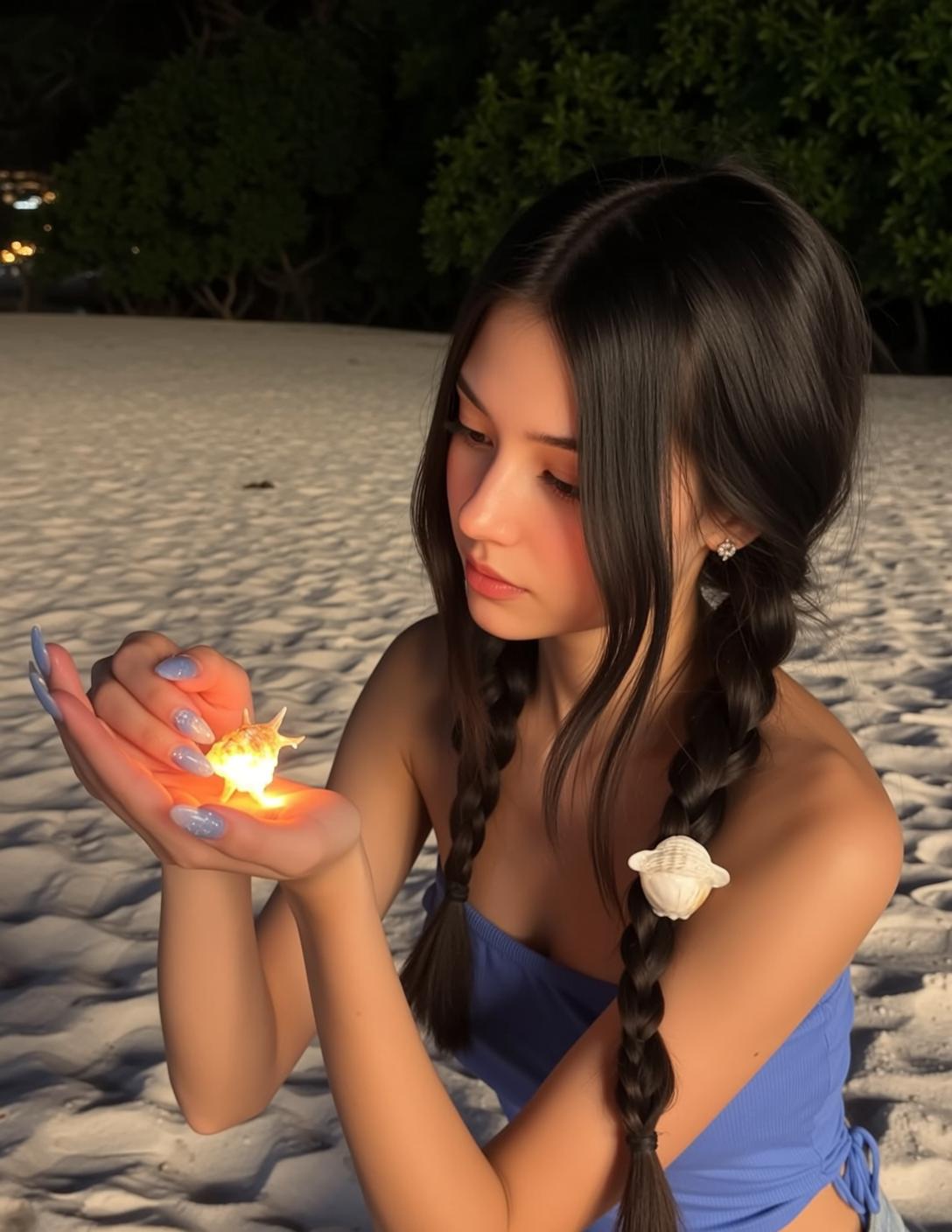 Moonlit Glow Portrait