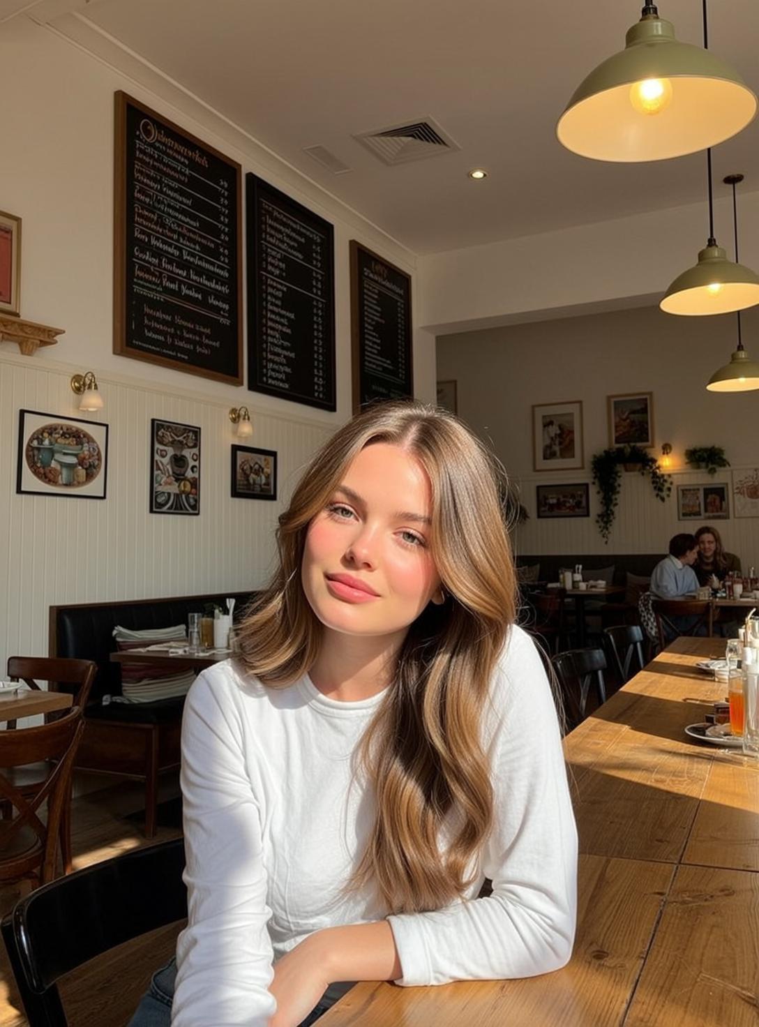 Cafe Natural Sunlight Soft Warm Aesthetic