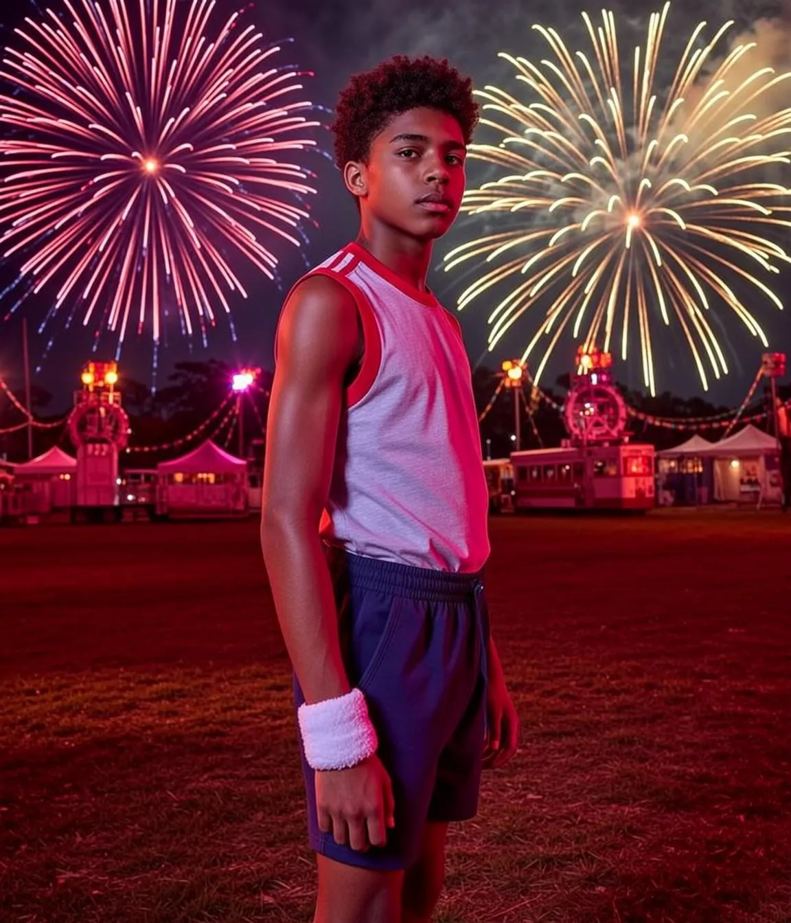 Fairground Fireworks Dark Tank