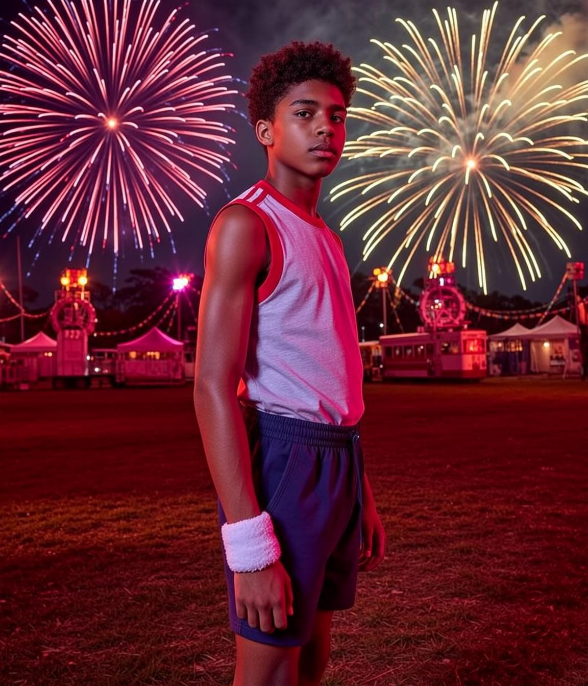 Fairground Fireworks Dark Tank
