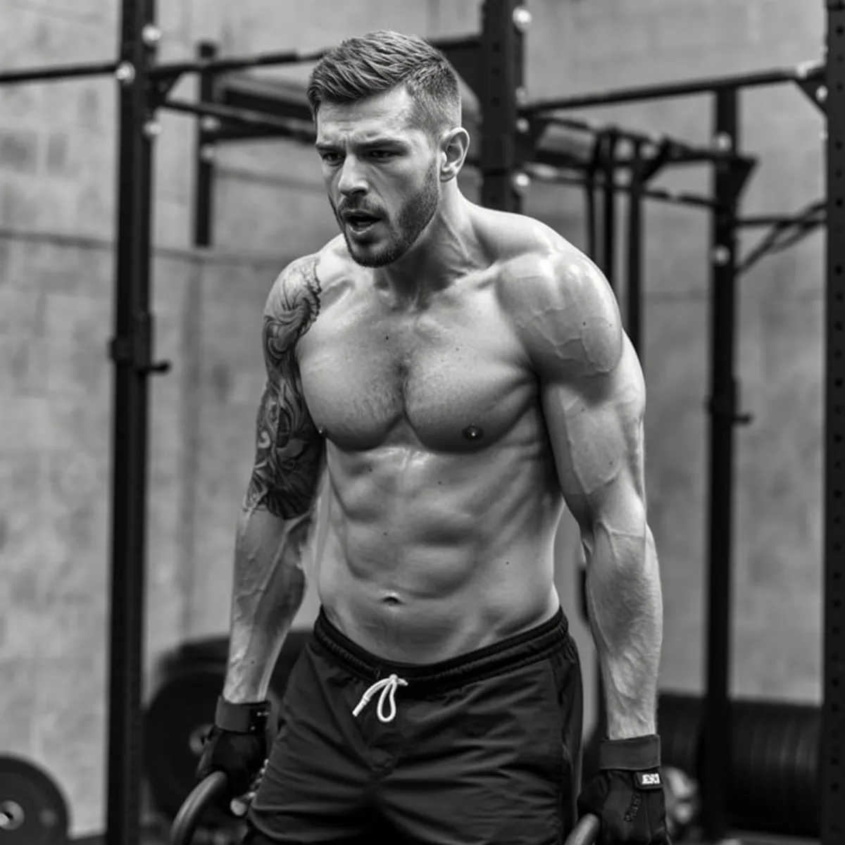 Tattoos In A Gym