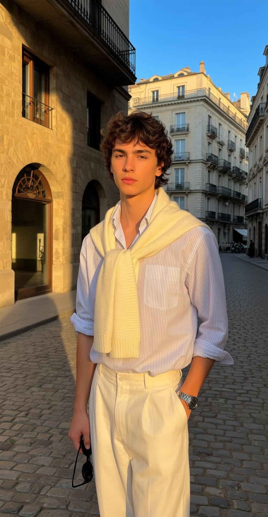 Young Curly Brown Hair Fair Skin Light 2