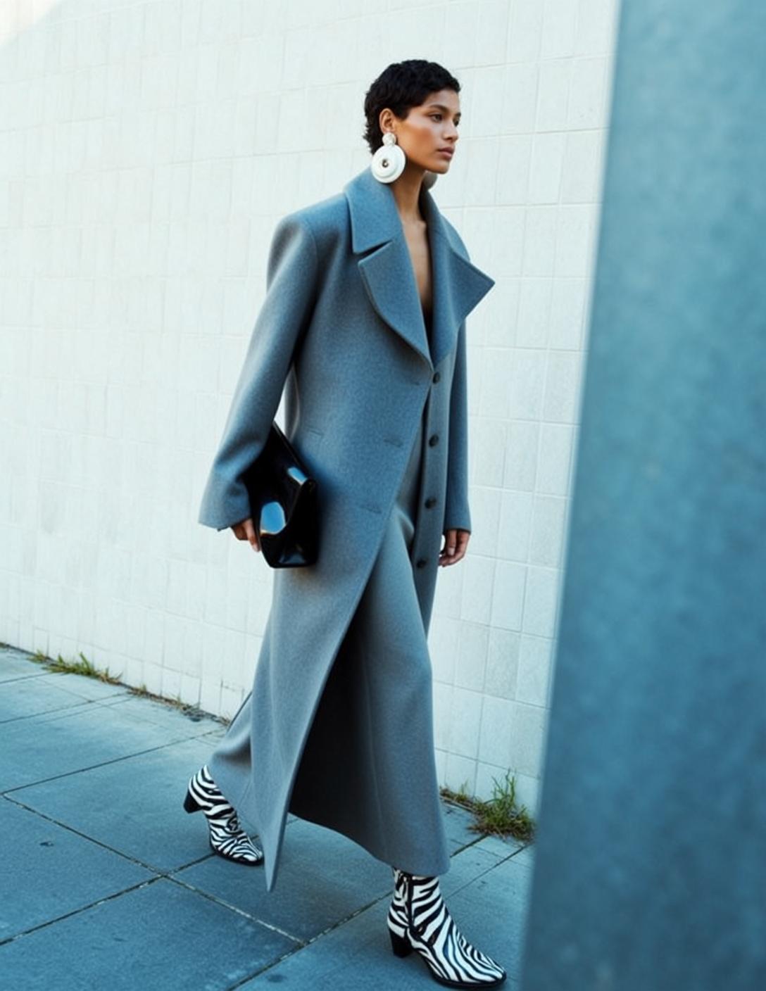 Fashion Week Short Black Hair Light Brown