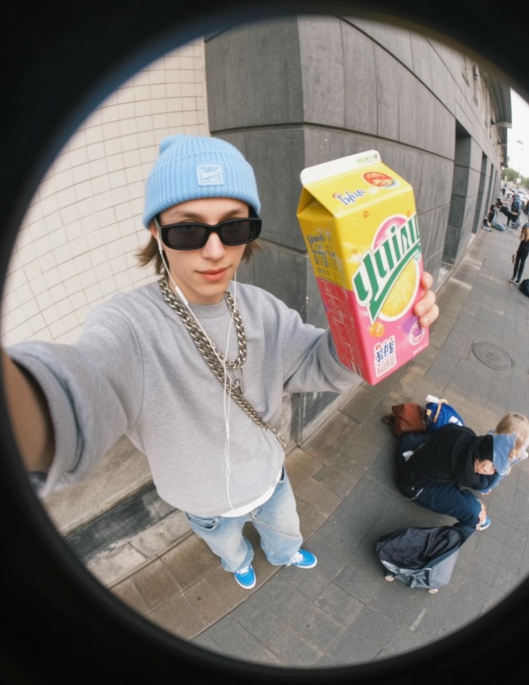 Juice Carton City Street Look