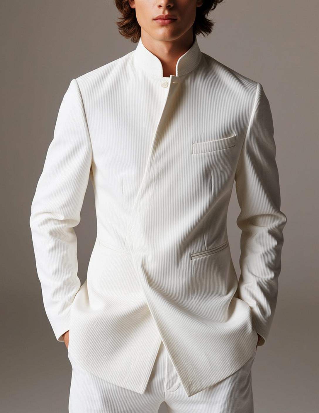 White Wrap Jacket Studio