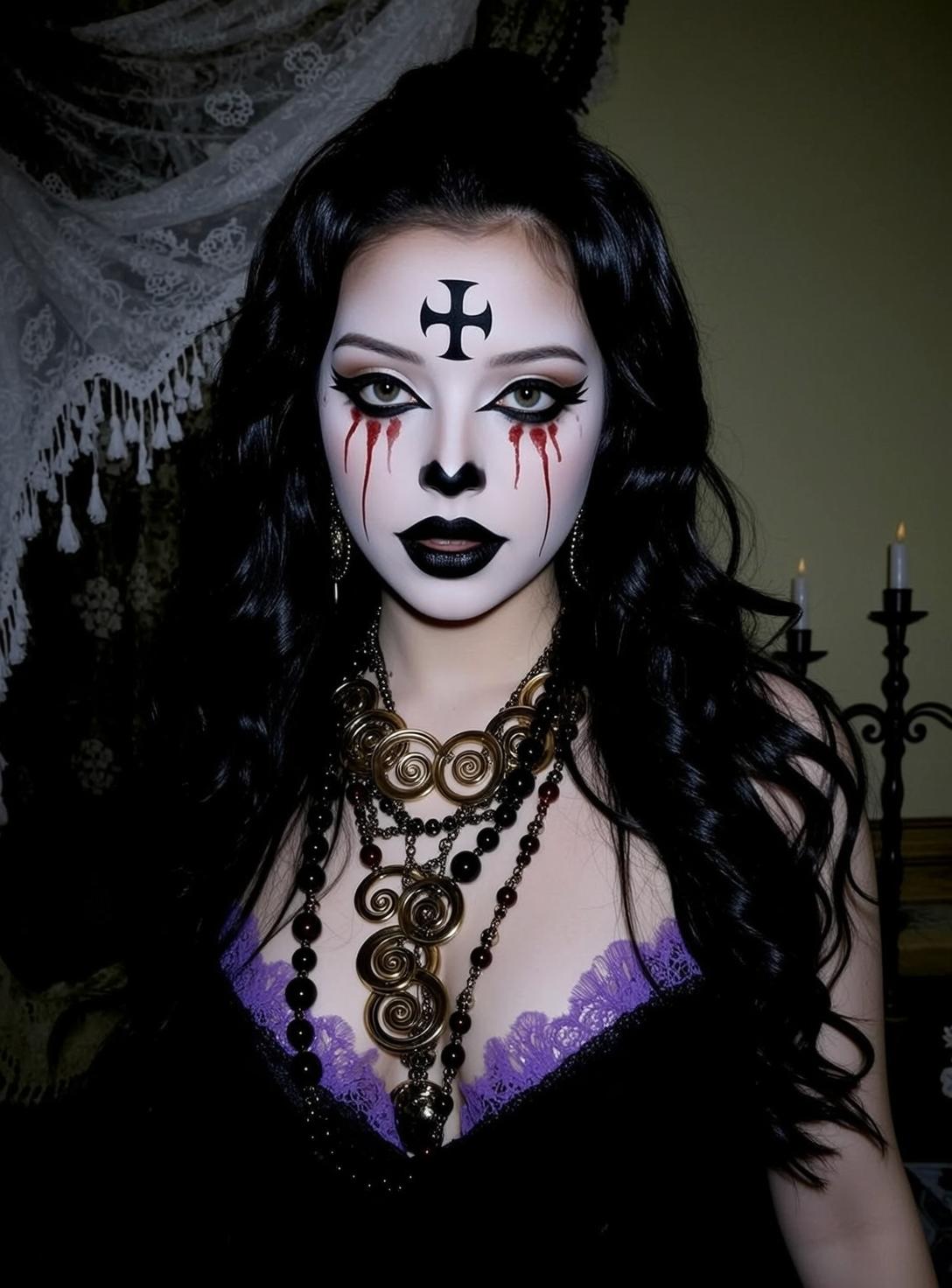 Gothcore Recreate This Scene Prompt Description Dramatic