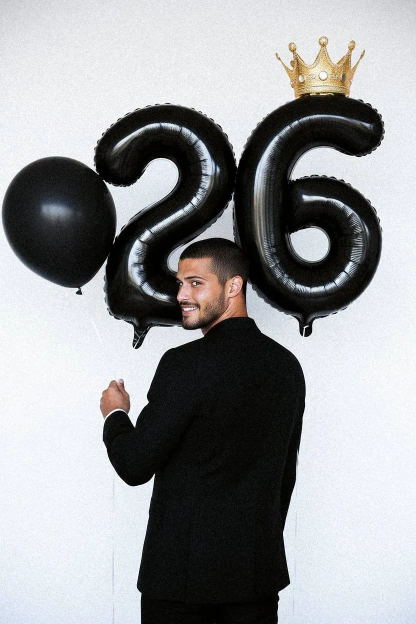Black birthday man