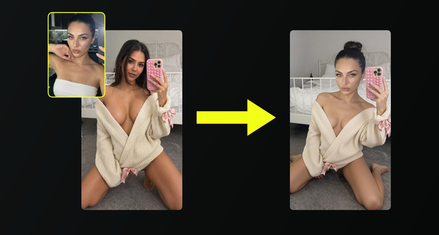 Lily remix walkthrough for Alia Bhatt Lookalike Mirror Selfie Cream Sweater