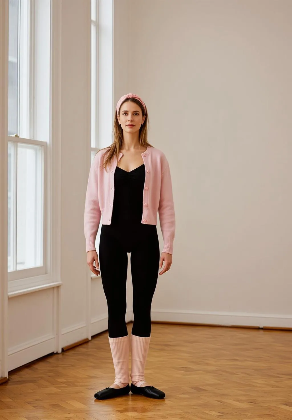 Balletcore Stands Facing Forward Neutral Expression Direct