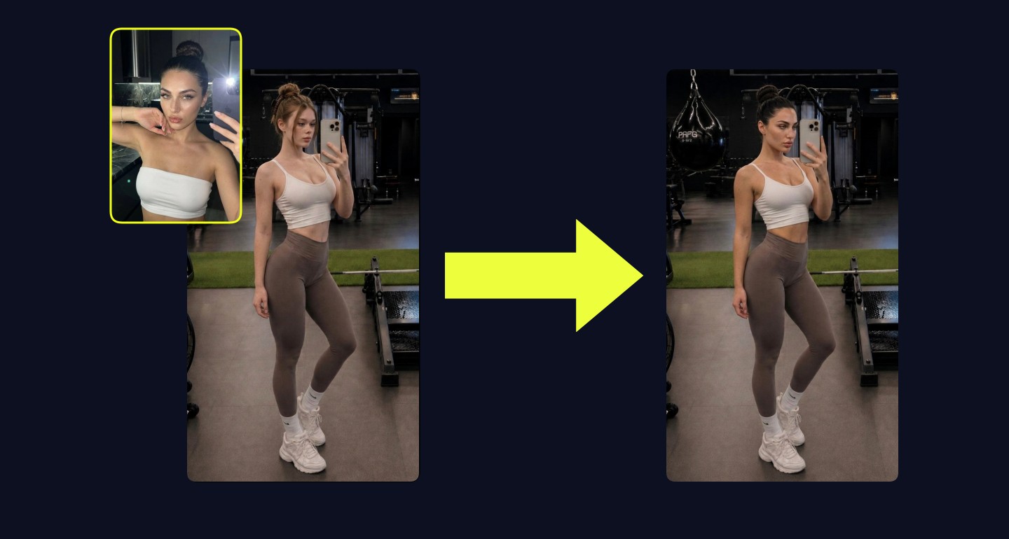 Lily remix walkthrough for White Sports Bra Taupe Leggings Gym