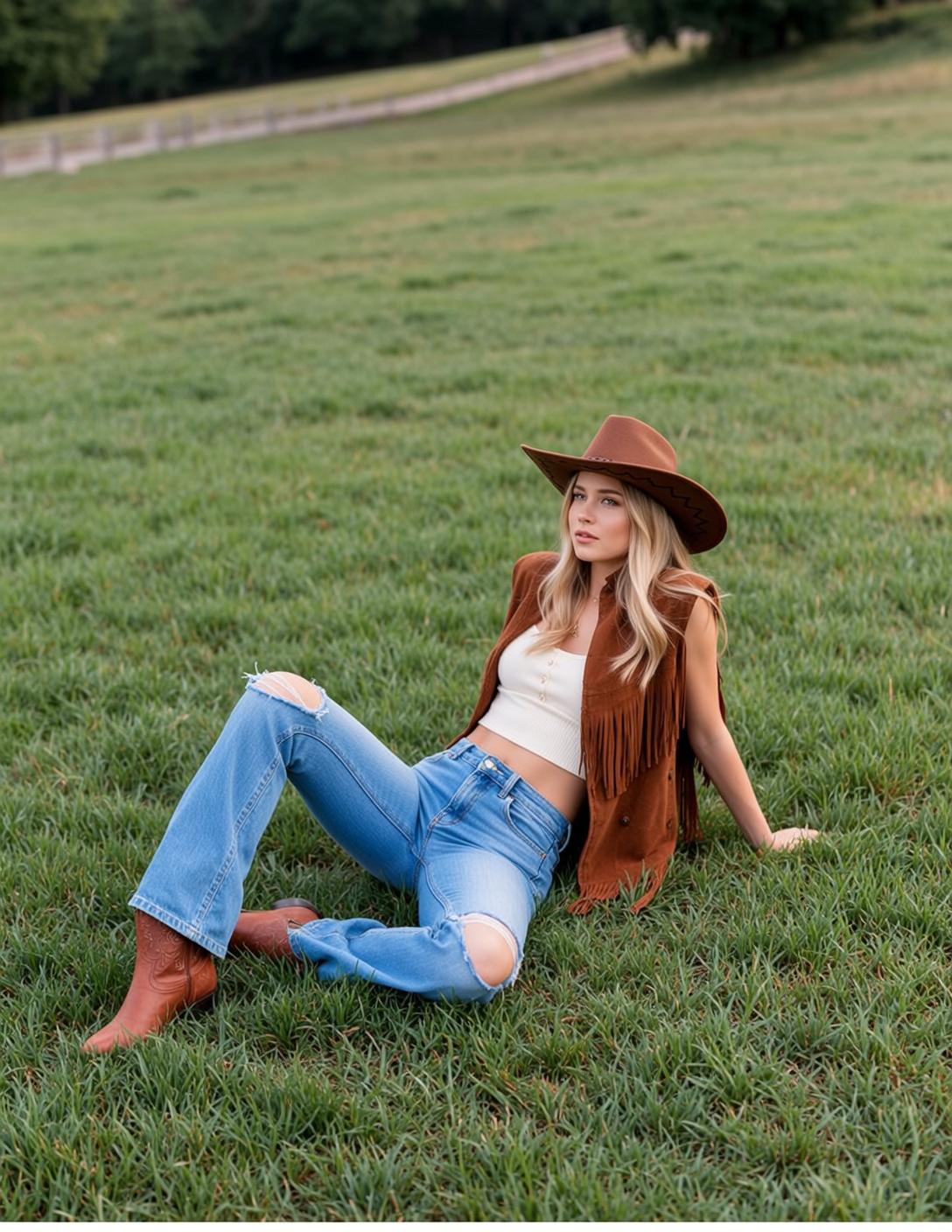 Cowboy Hat Field Pose