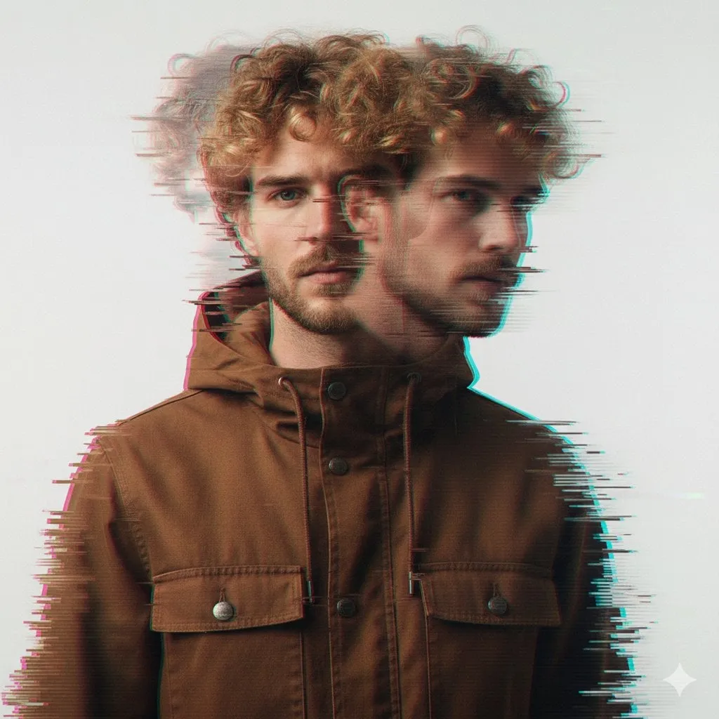 Double Exposure Editorial Photograph Motion Trails Glitch