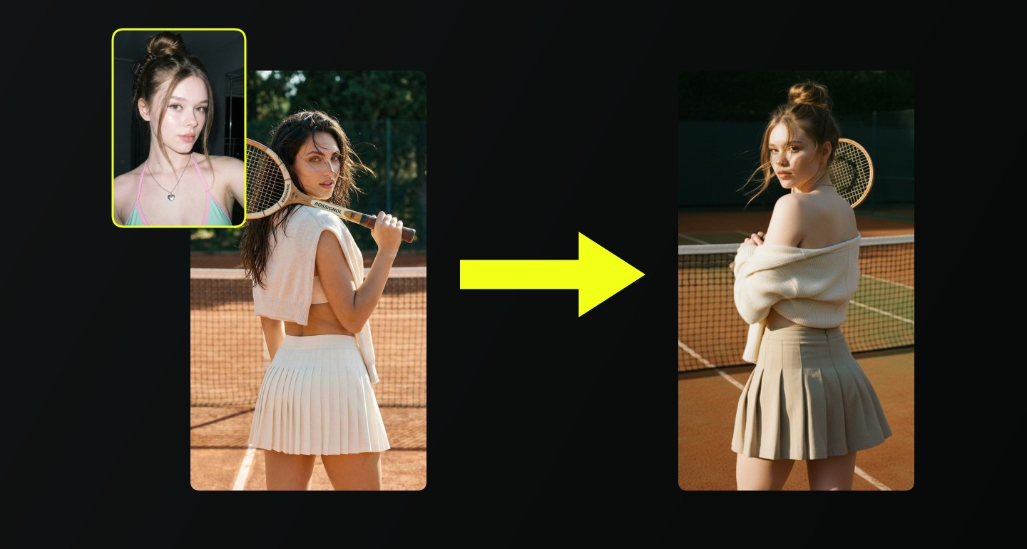 Mila remix walkthrough for Tennis Player Vintage Racket Clay Court Warm Light
