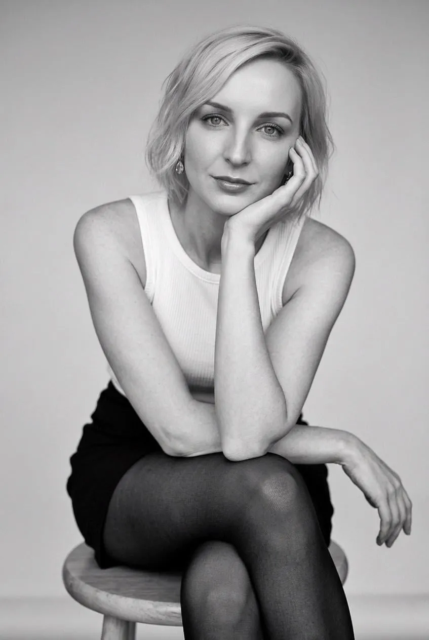 Black And White Studio Captured In Three Quarter Same Is