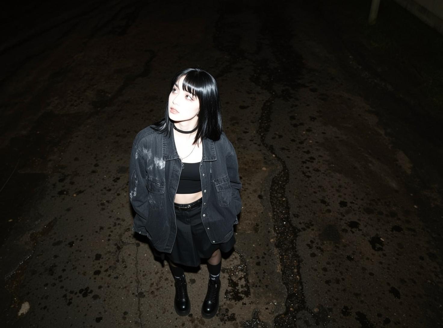 Street Crop Top Portrait