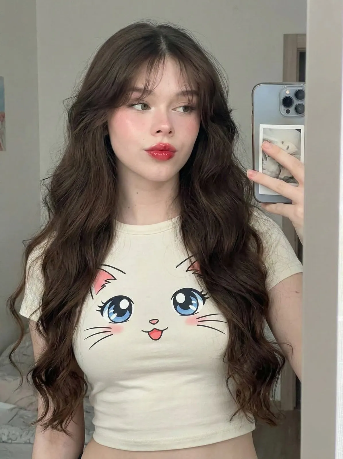 Makeup In Mirror Selfie