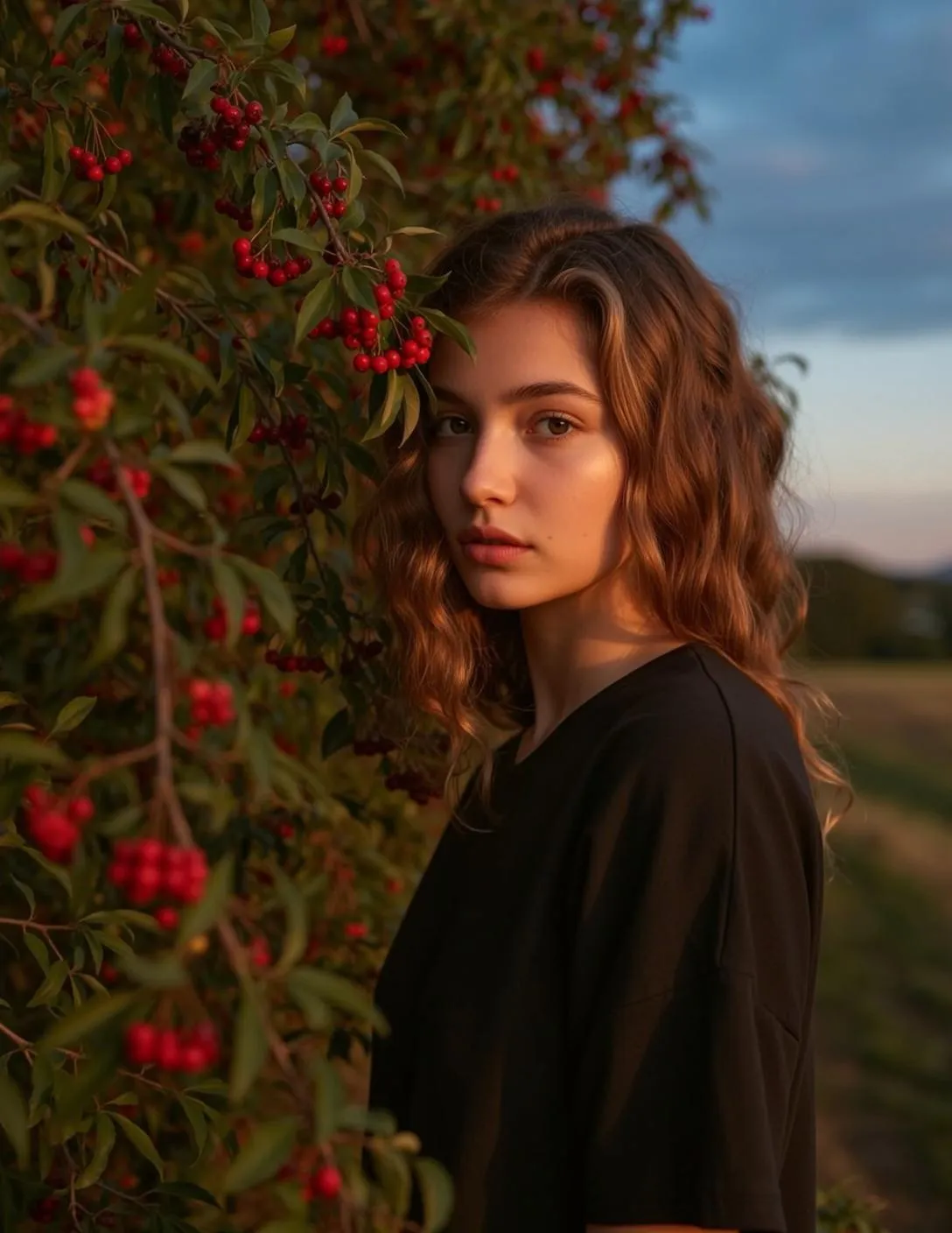 Golden Hour Black T Shirt