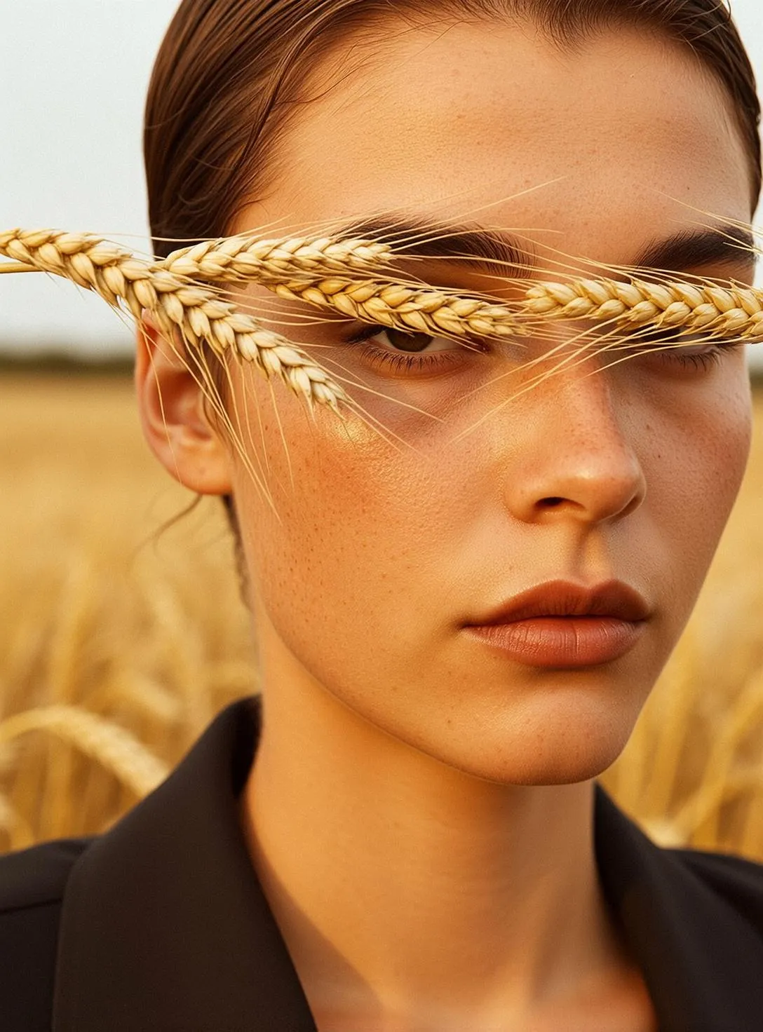 Wheat Stalks Blazer Portrait