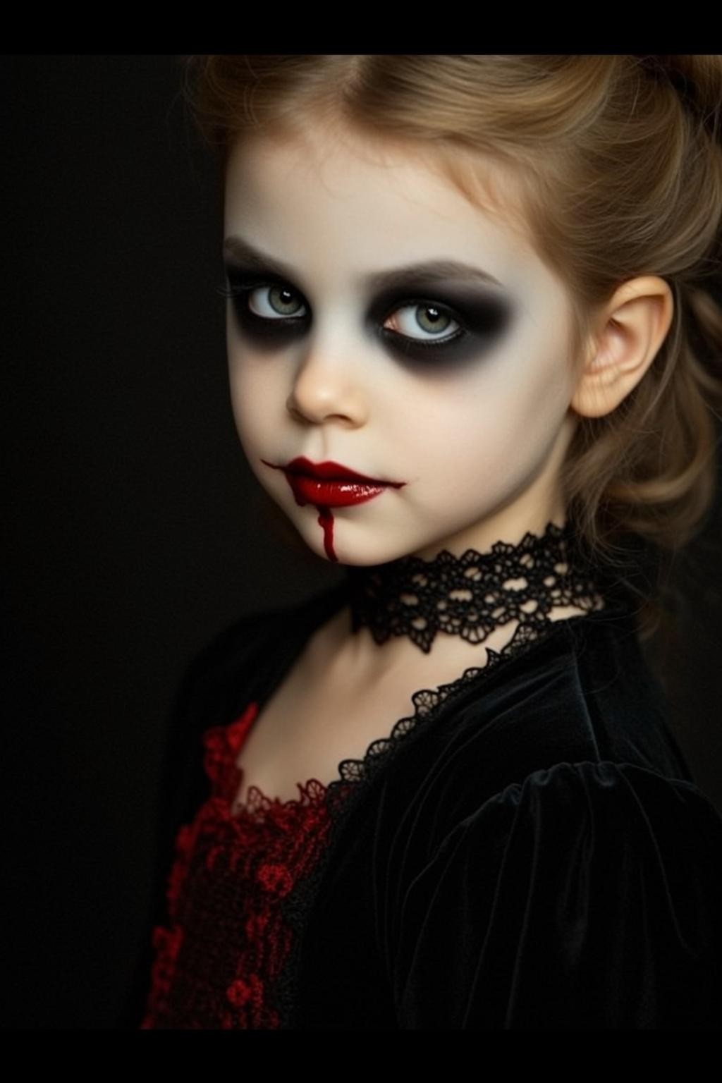 Vampire Halloween Studio Portrait