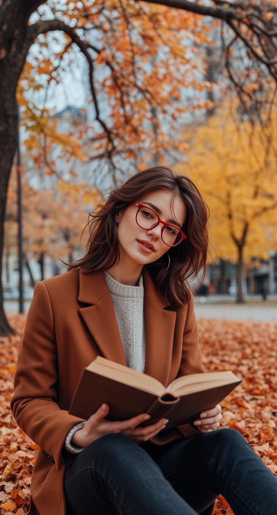 Autumn Young Medium Length Wavy Brown Fair
