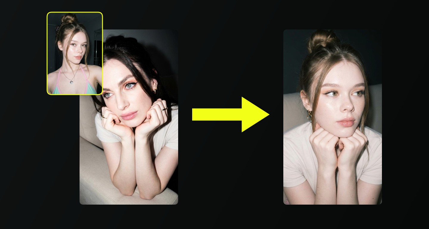 Mila remix walkthrough for Thoughtful Woman Sofa Pose Pastel Eyeshadow Close Up