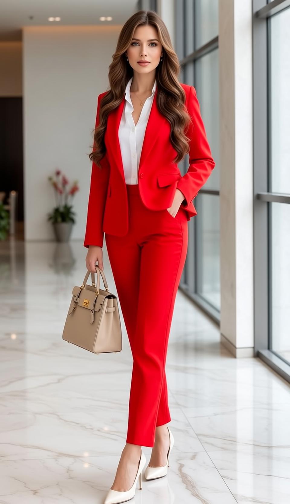 Luxury Young Long Wavy Brown Hair Fair