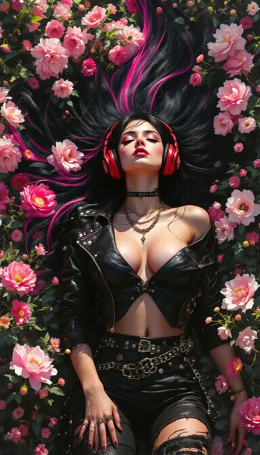 Beautiful Punk Rock Portrait