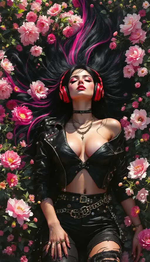Beautiful Punk Rock Portrait