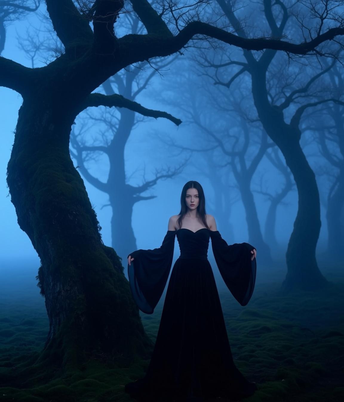 Foggy Forest Dress