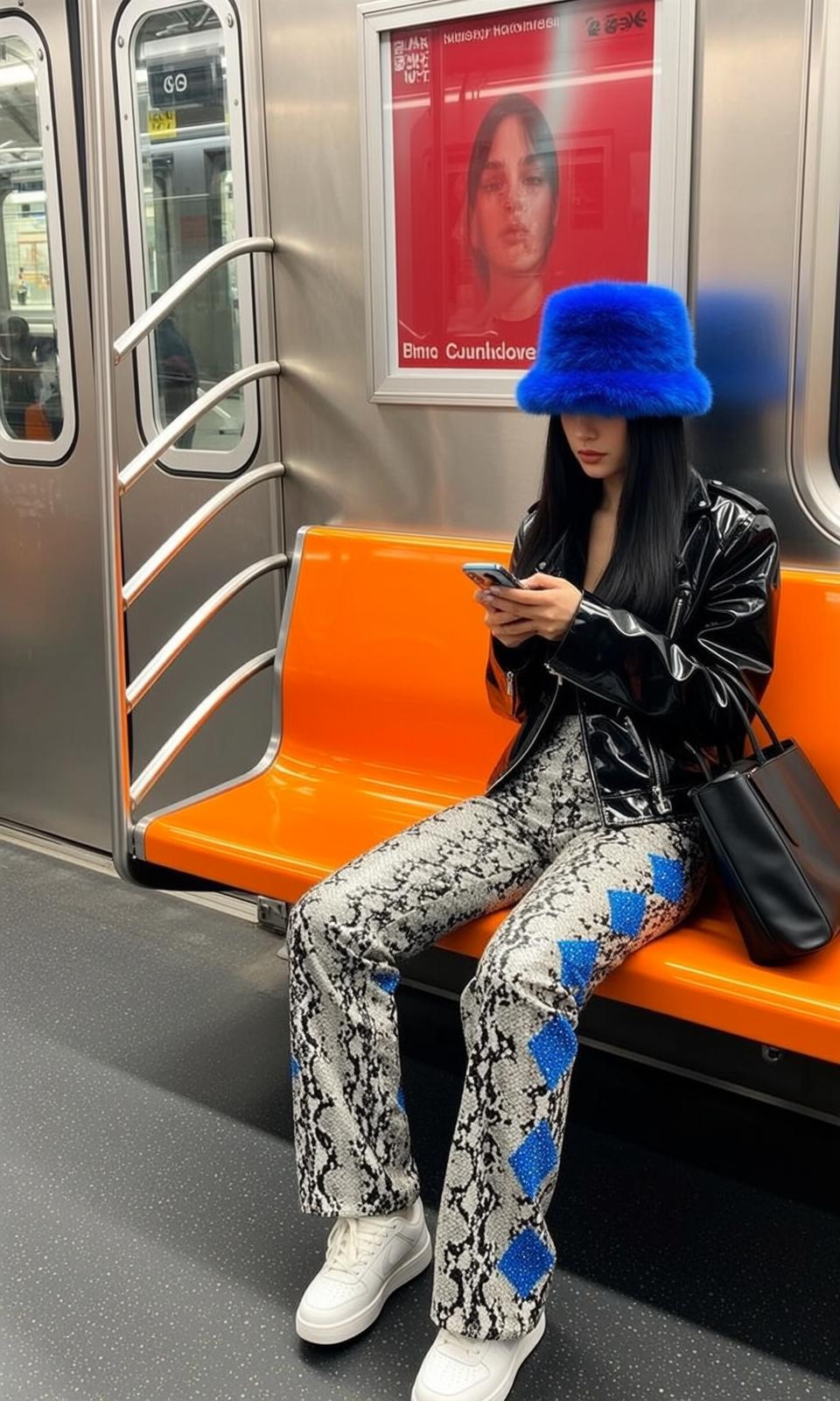 Patent Jacket Subway Seat