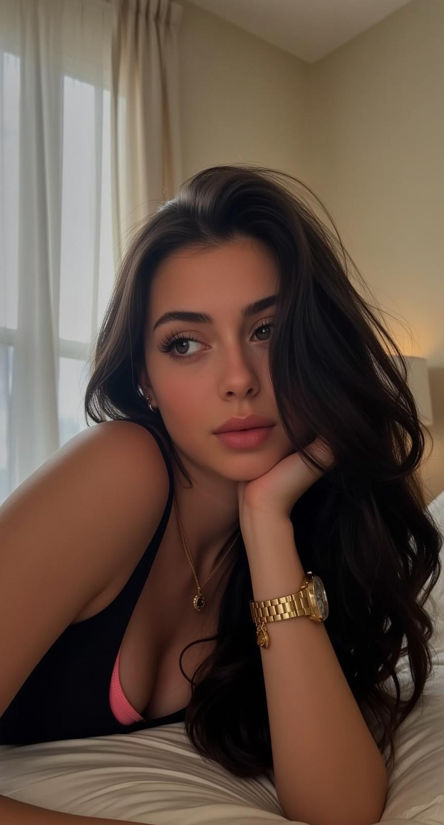 Explore Lying Her Side Propped Left Arm