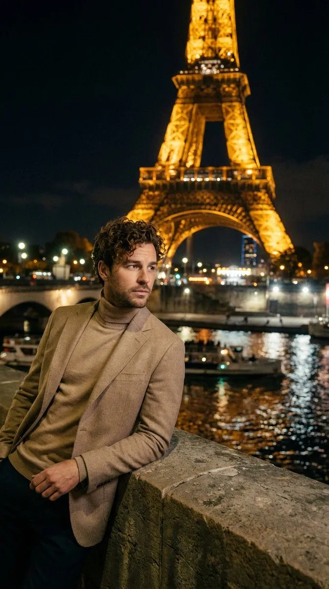 Parisian Night Portrait