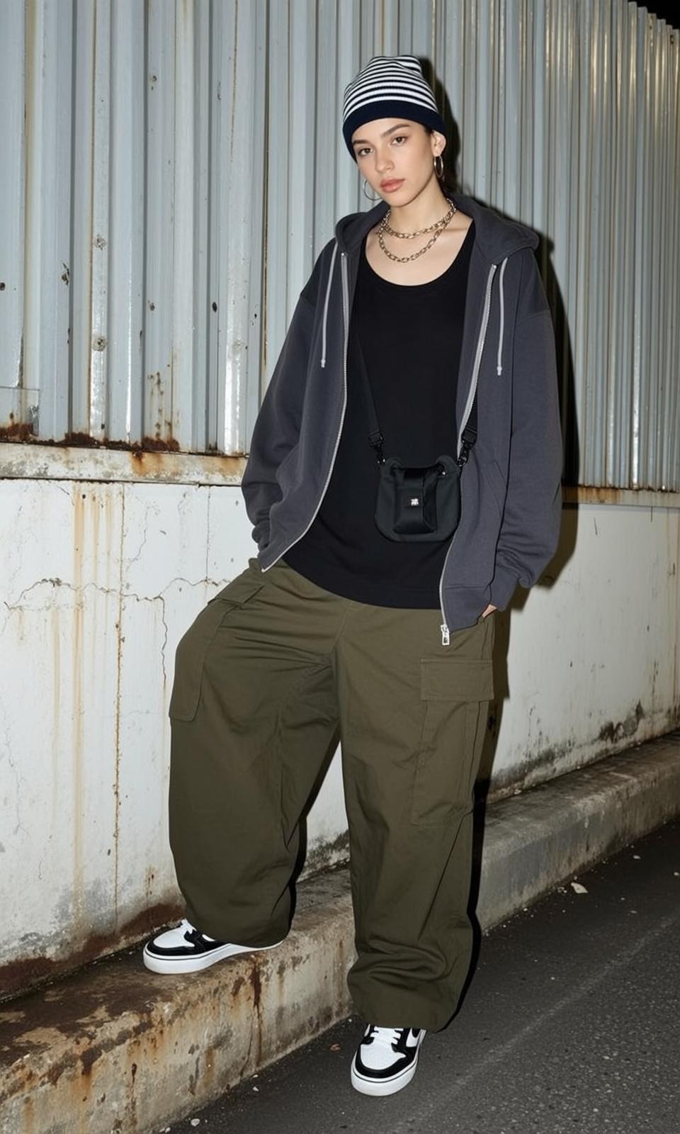 Skater Young Dark Pulled Back Fair Black