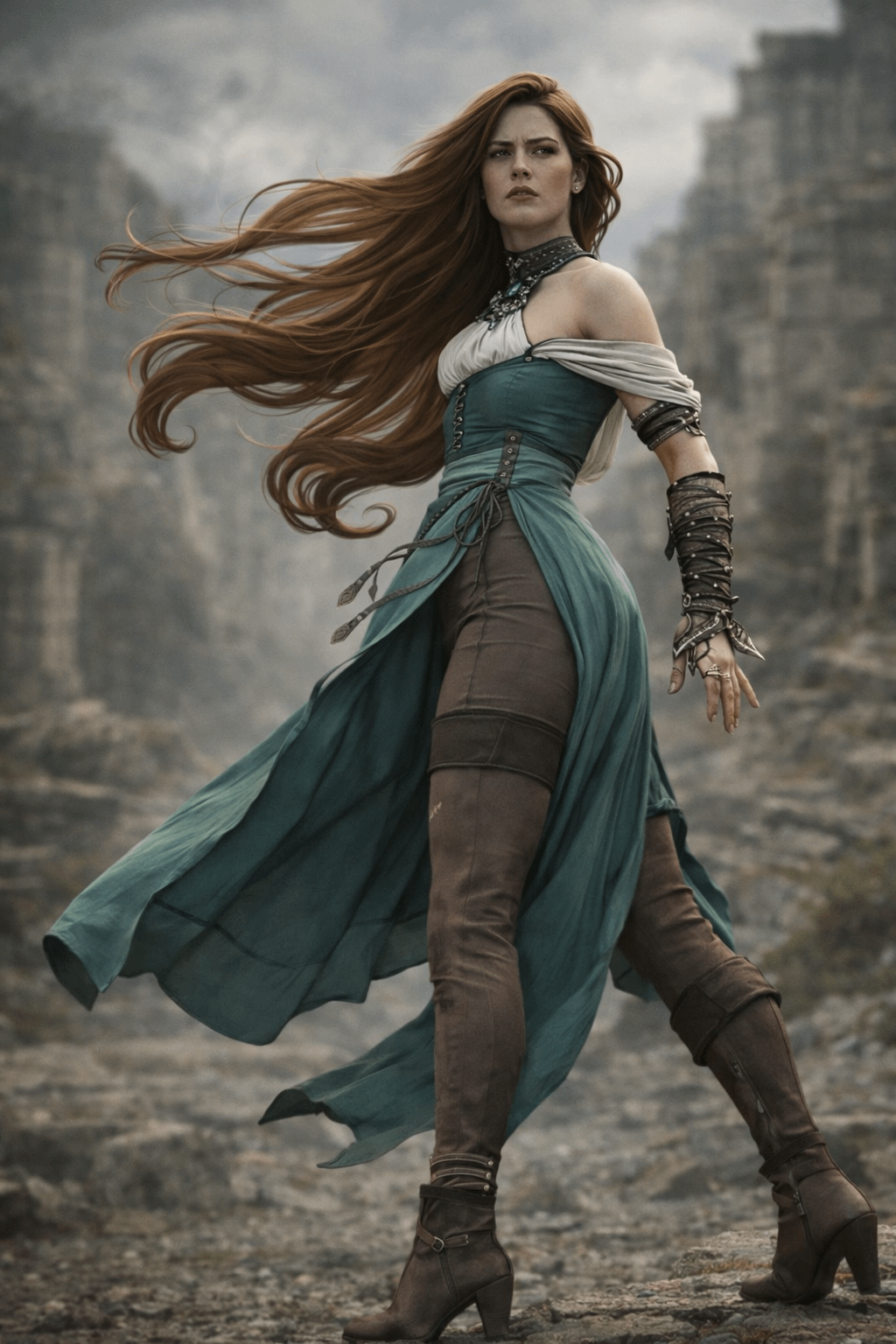 Teal Canyon Elegance