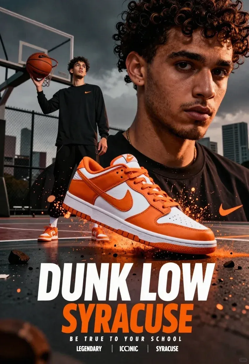 Dynamic Composite Advertisement Featuring Large Close-up Young Man With Dark