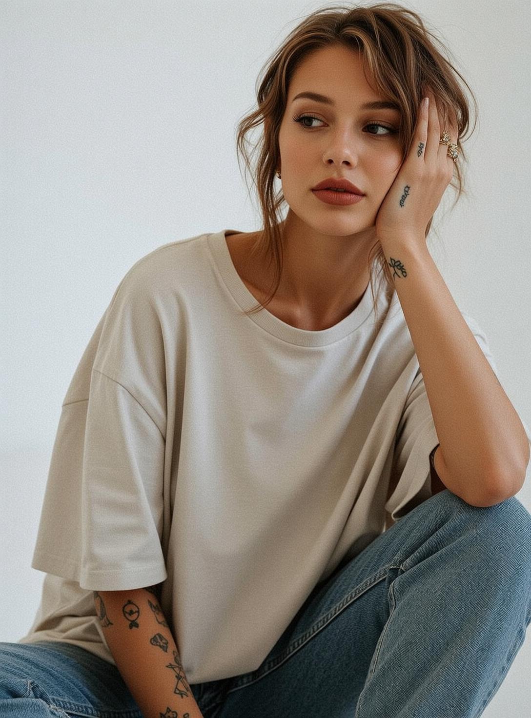 Explore Medium Captures Relaxed Seated Leaning Slightly