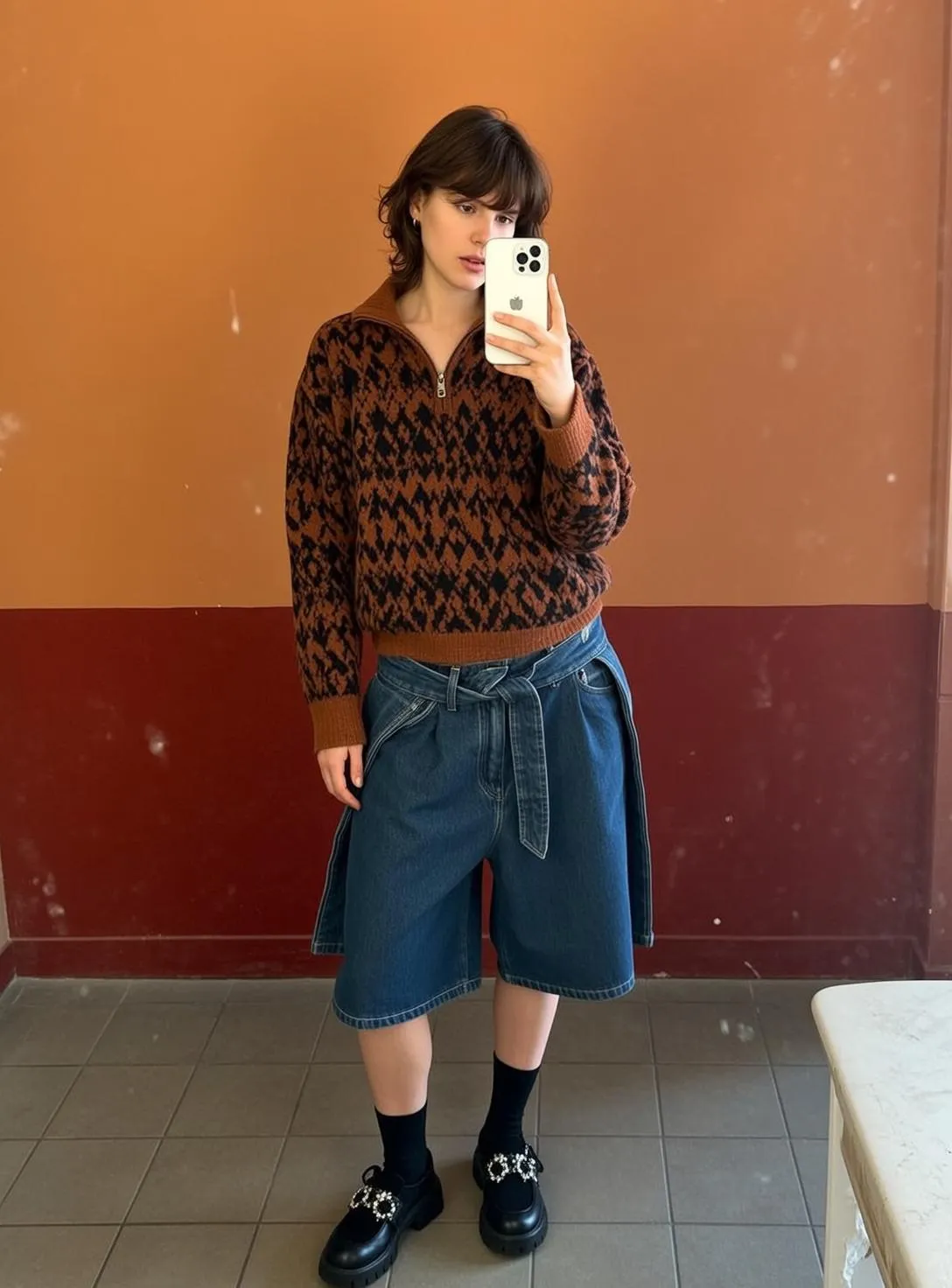 Casual Young Brown Short Wavy Bangs Fair