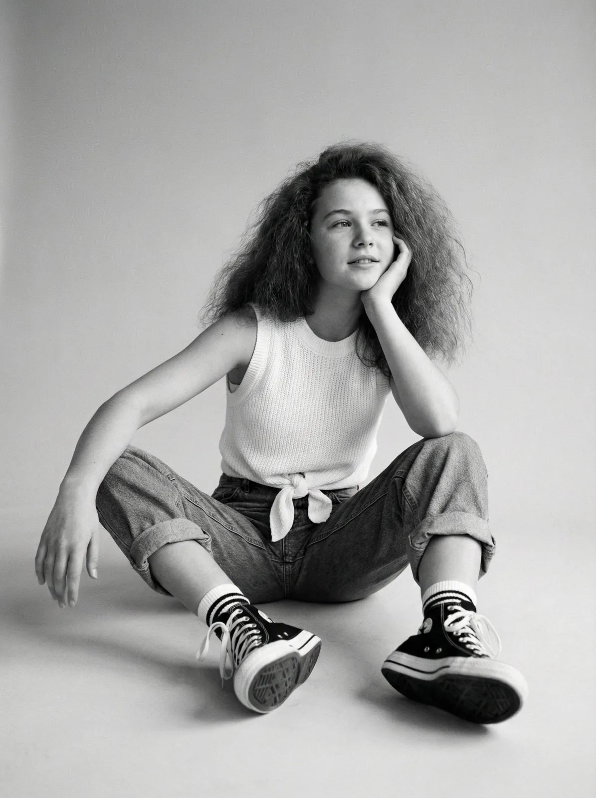 Studio Floor Fashion Portrait