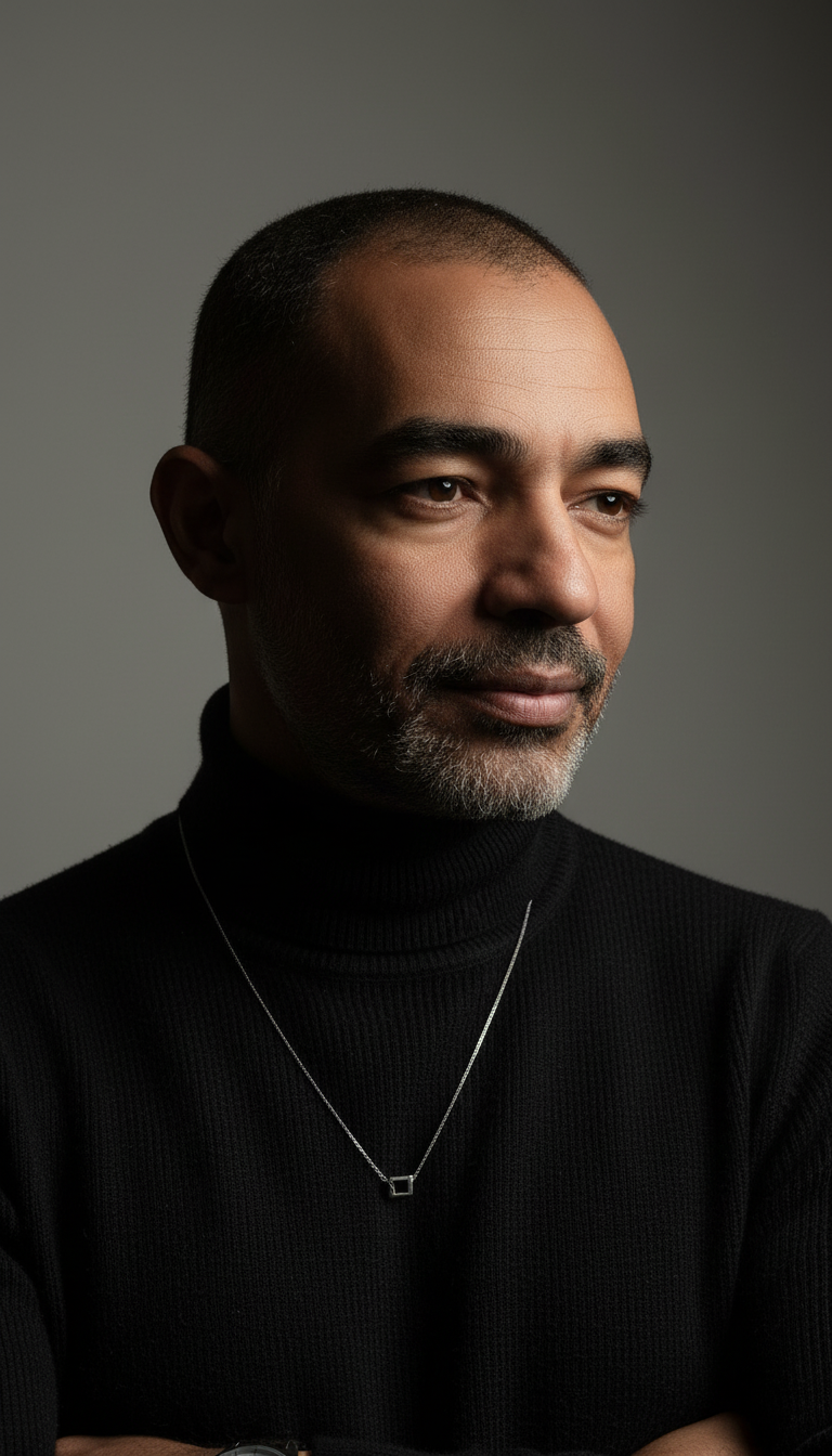 Confident Man Editorial Fashion Portrait