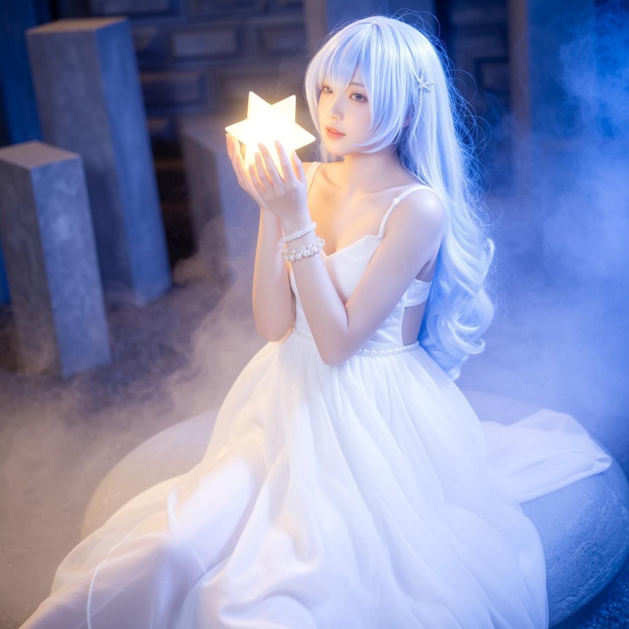 Ethereal Star Light Portrait