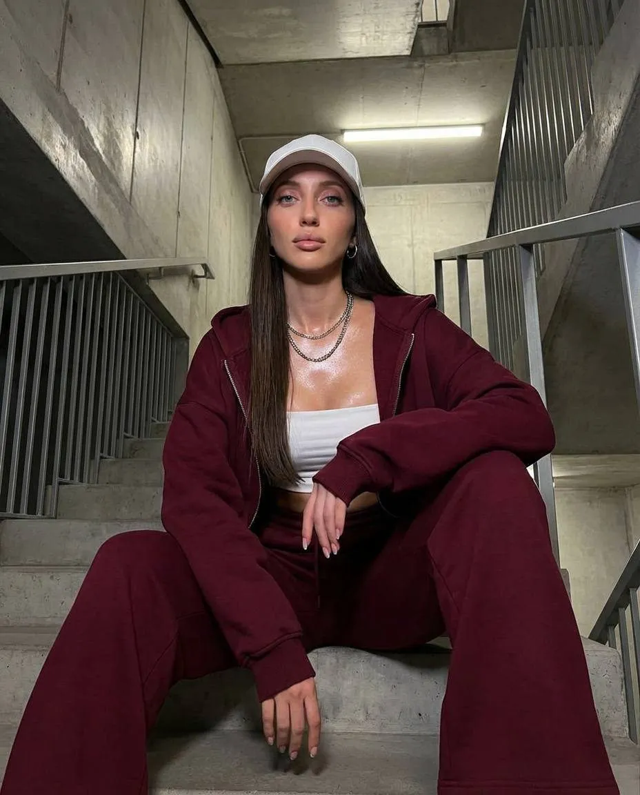 Makeup And Earrings In Staircase Portrait
