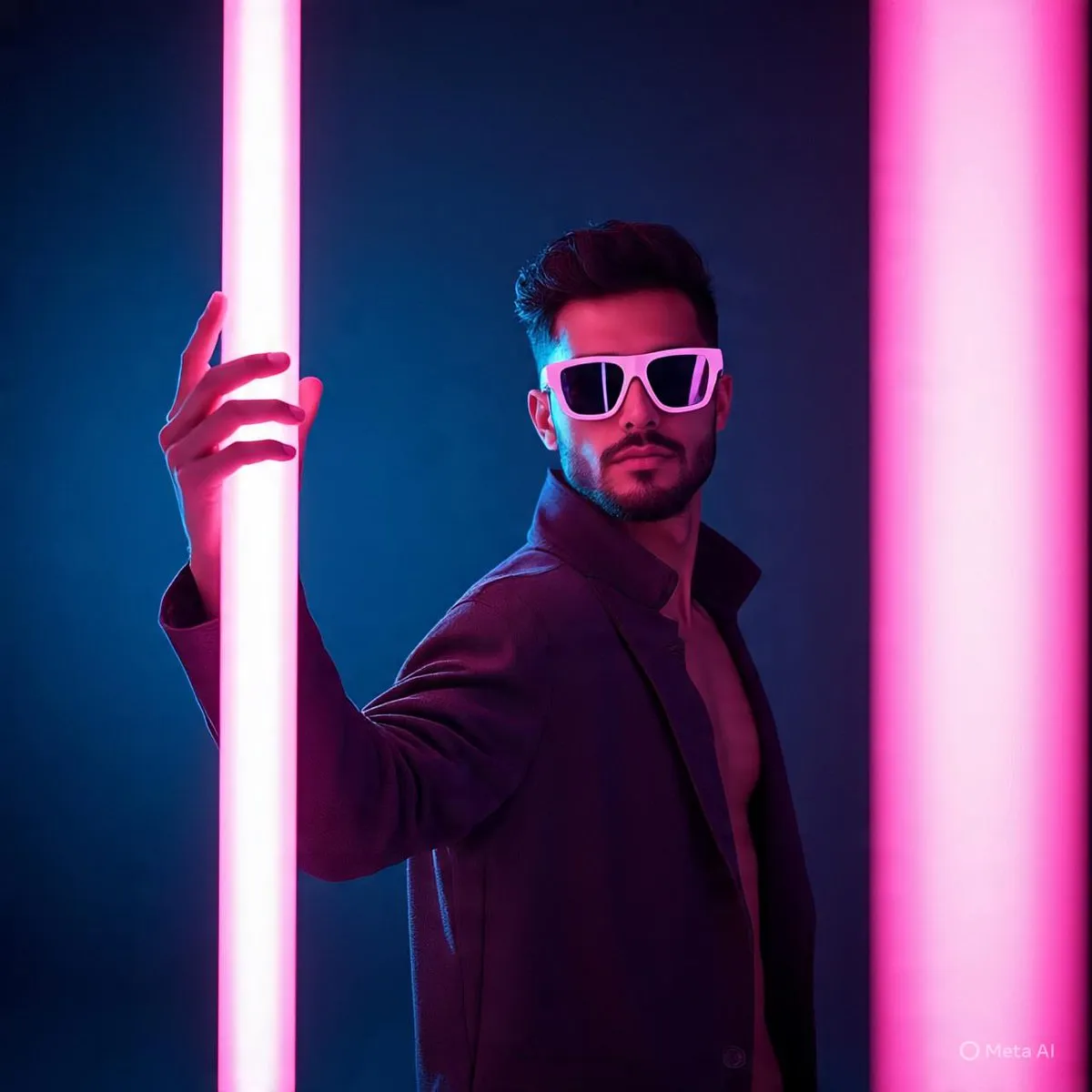 Sunglasses In A Fashion Portrait