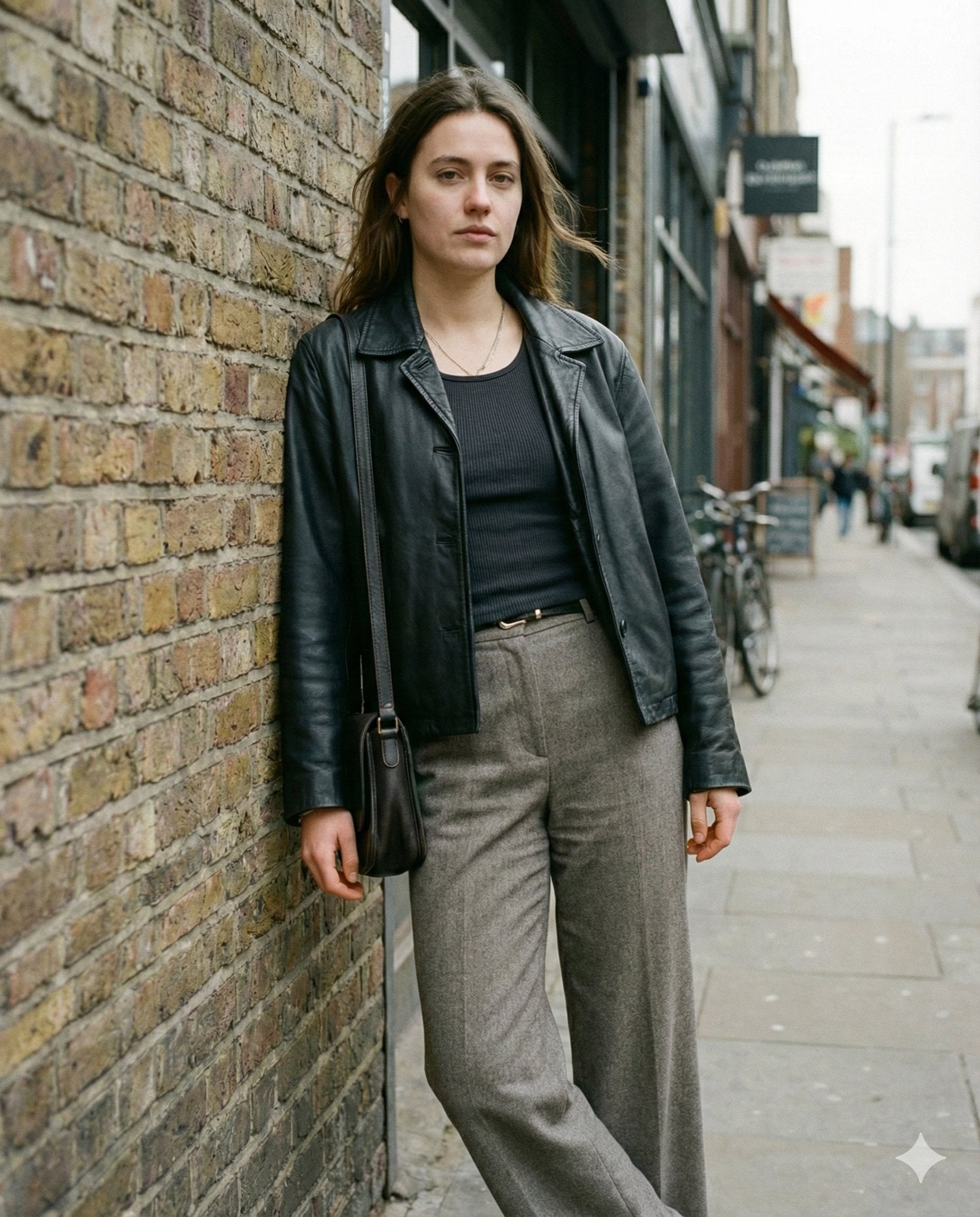 Scene Urban Street Portrait Quiet City Sidewalk Subject Gender Female
